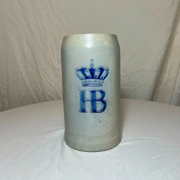 Vintage 1970s Hofbrauhaus 1L 7" Beer Stein - Made in Germany - EUC - Picture 1 of 5